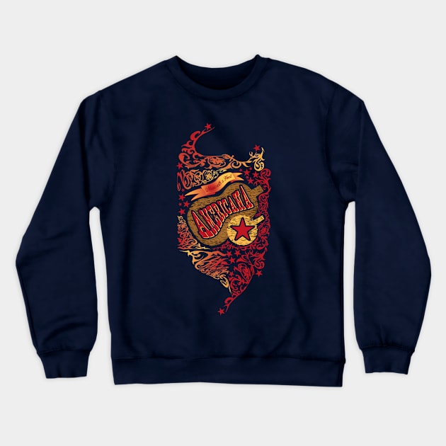 AMERICANA - Music with a Heart Crewneck Sweatshirt by Colette